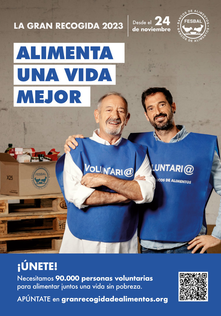 ¡Apúntate como voluntario y colabora con nosotros en la Gran Recogida 2023!