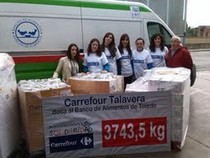 Carrefour hace donación al Bat de 3.743,5 Kg