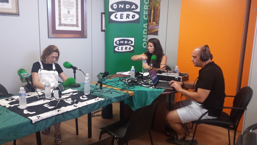 Programa de radio en directo de Onda Cero desde el Banco de Alimentos de Toledo