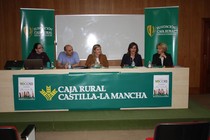 Mesa de ponentes en la I Jornada de Promoción del Voluntariado Corporativo de Caja Rural Castilla-La Mancha