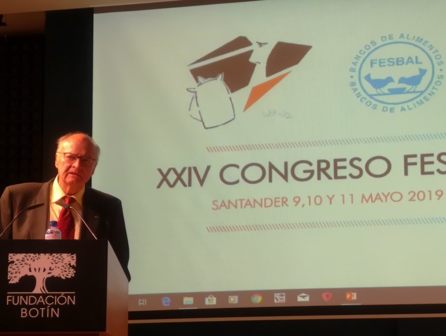 Juan Vicente Peral, presidente de FESBAL, en su ponencia del XXIV Congreso en Santander